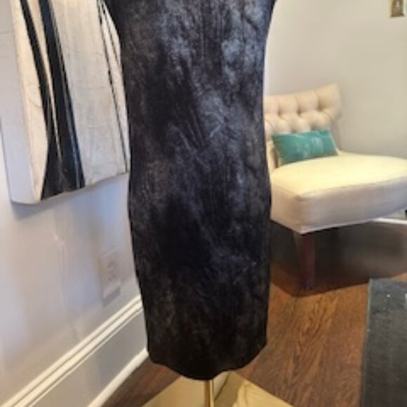 VINTAGE MICHAEL KORS COLLECTION Metallic Silk Sheath Dress – Made in Italy – 6 - Picture 6 of 14